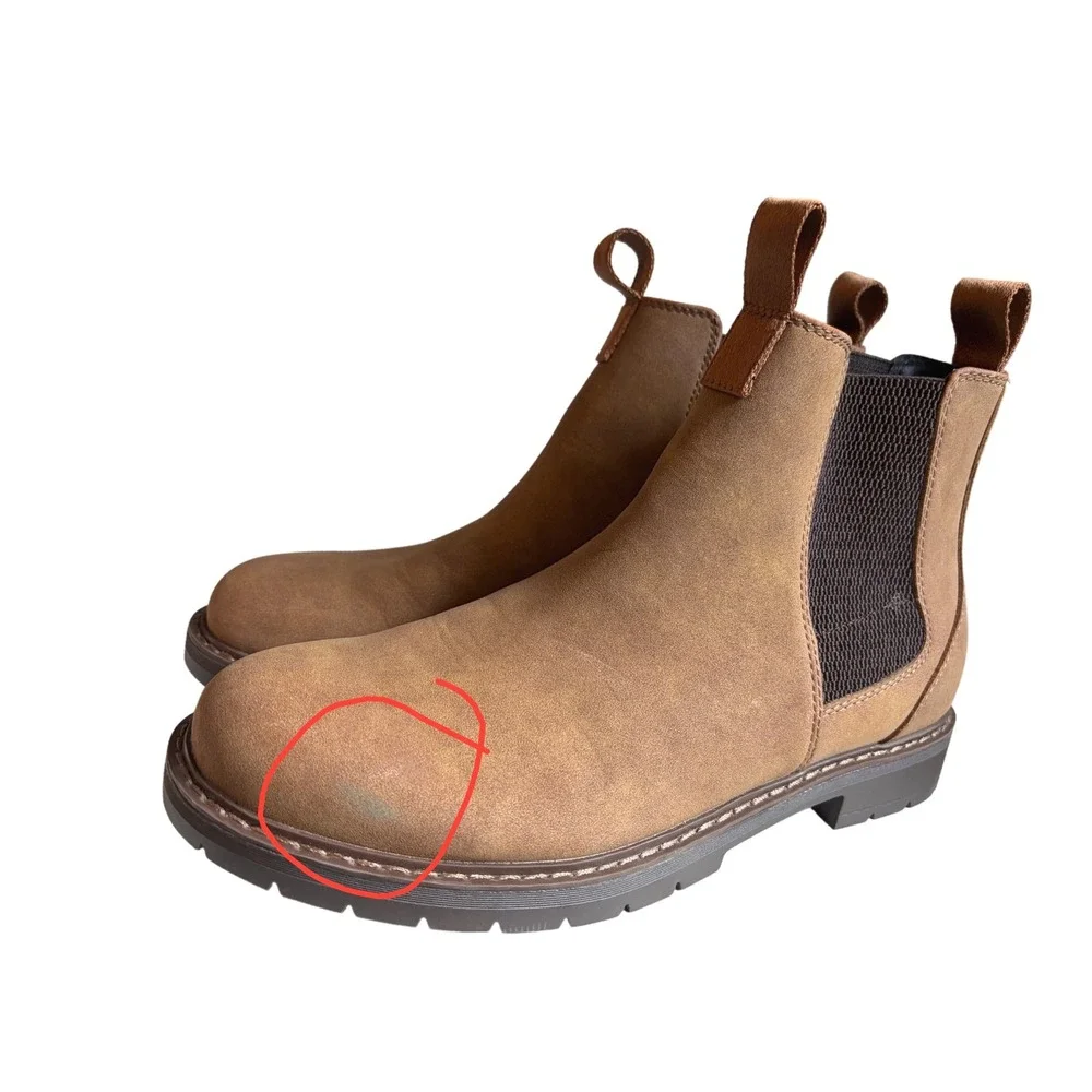 Portland Boot Company Men's BootsTan Brown‎ Lug Sole SZ 10